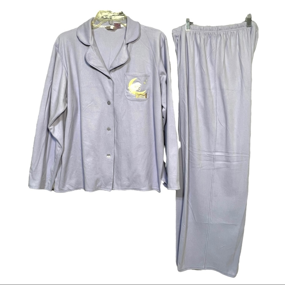 Ruby Moon 2pc Fleece Pajama Set - Cow Jump Over the Moon